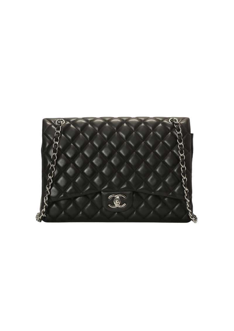 MAXI CLASSIC DOUBLE FLAP LAMBSKIN