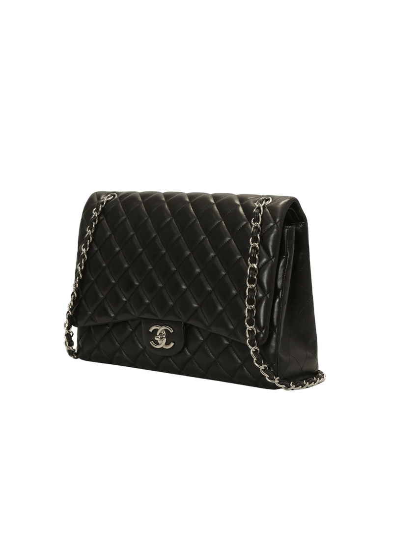 MAXI CLASSIC DOUBLE FLAP LAMBSKIN