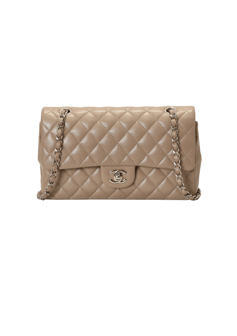 MEDIUM CLASSIC DOUBLE FLAP CAVIAR