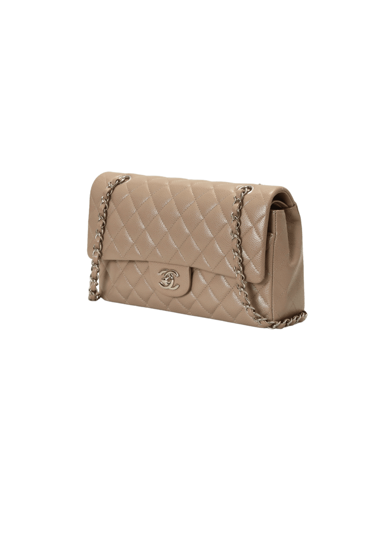 MEDIUM CLASSIC DOUBLE FLAP CAVIAR