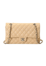 MEDIUM CLASSIC DOUBLE FLAP LAMBSKIN