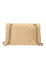 MEDIUM CLASSIC DOUBLE FLAP LAMBSKIN