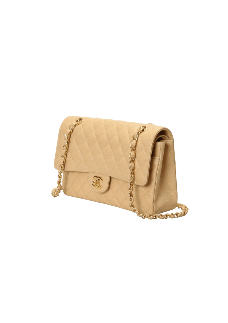 MEDIUM CLASSIC DOUBLE FLAP CAVIAR