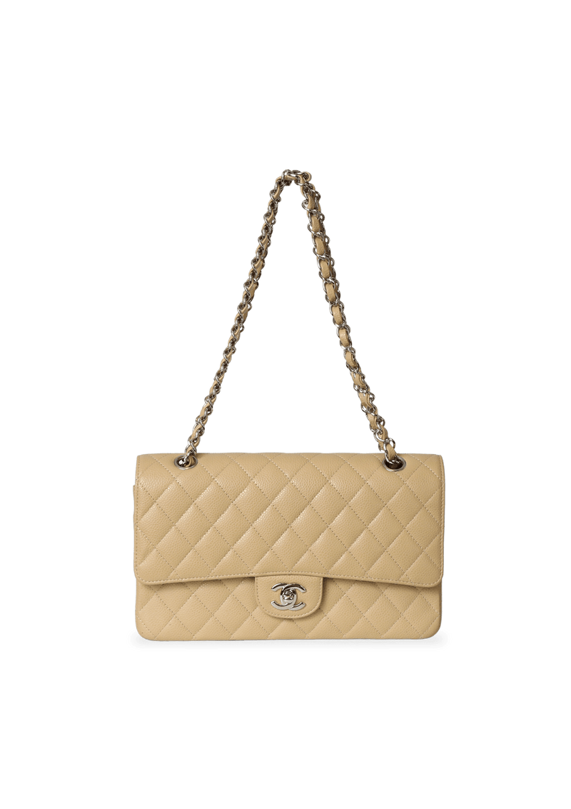 MEDIUM CLASSIC DOUBLE FLAP CAVIAR