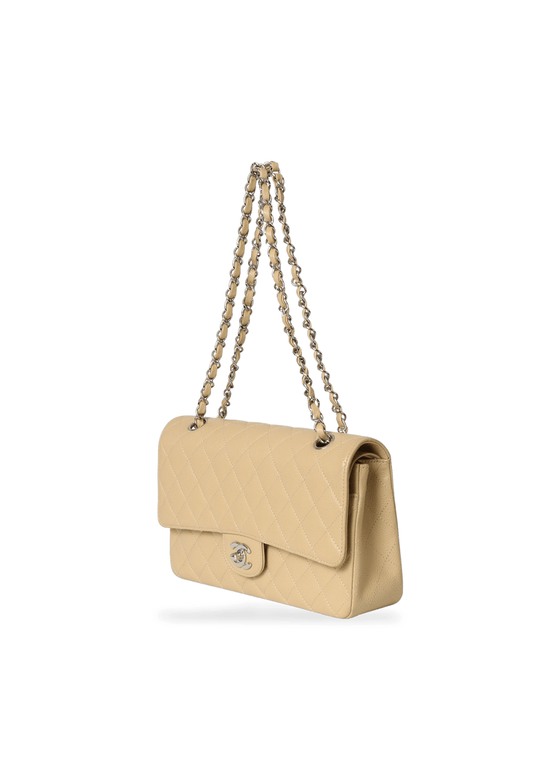 MEDIUM CLASSIC DOUBLE FLAP CAVIAR