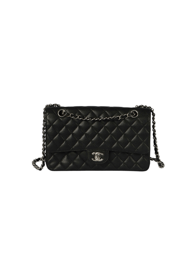 MEDIUM CLASSIC DOUBLE FLAP CAVIAR