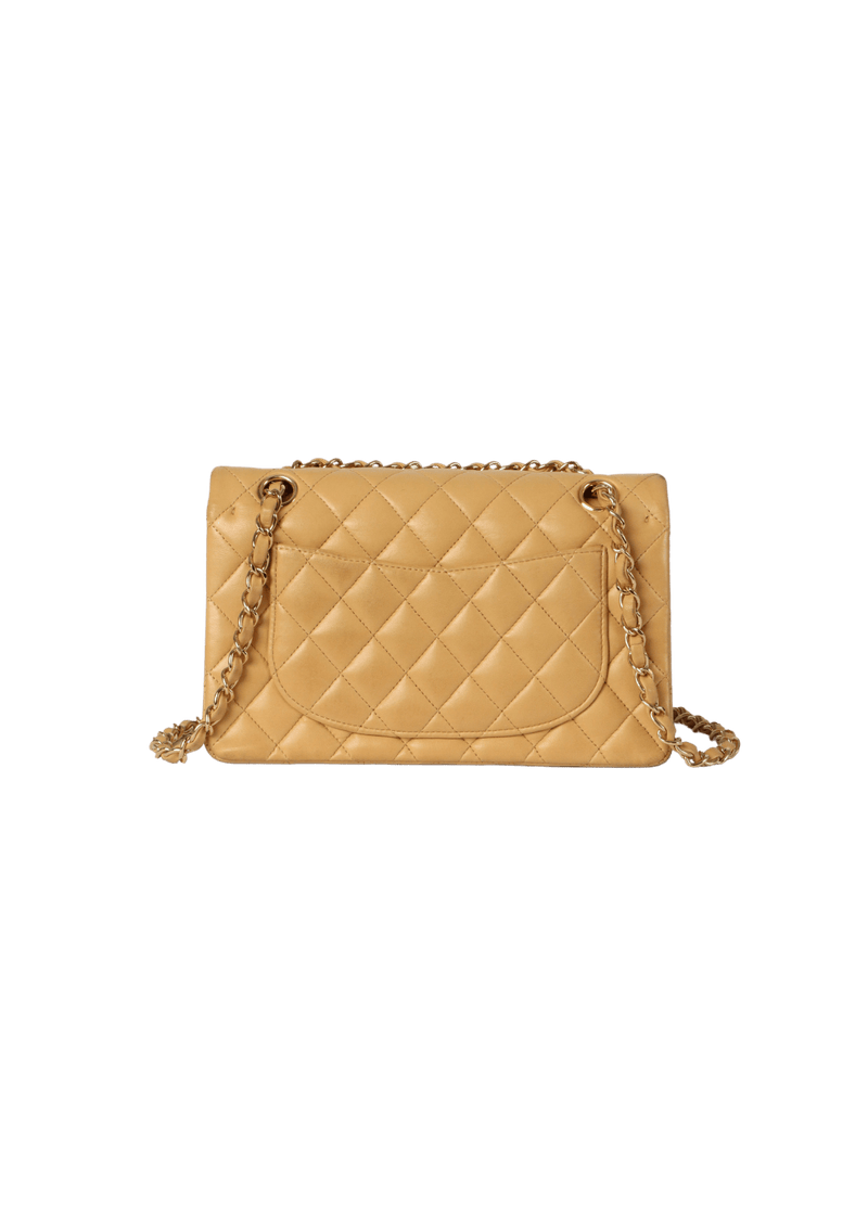 SMALL CLASSIC DOUBLE FLAP LAMBSKIN