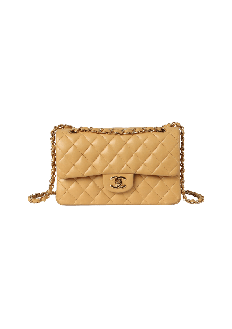 SMALL CLASSIC DOUBLE FLAP LAMBSKIN