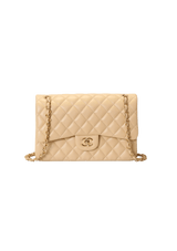 MEDIUM CLASSIC DOUBLE FLAP LAMBSKIN