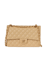 MEDIUM CLASSIC DOUBLE FLAP LAMBSKIN