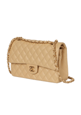 MEDIUM CLASSIC DOUBLE FLAP LAMBSKIN