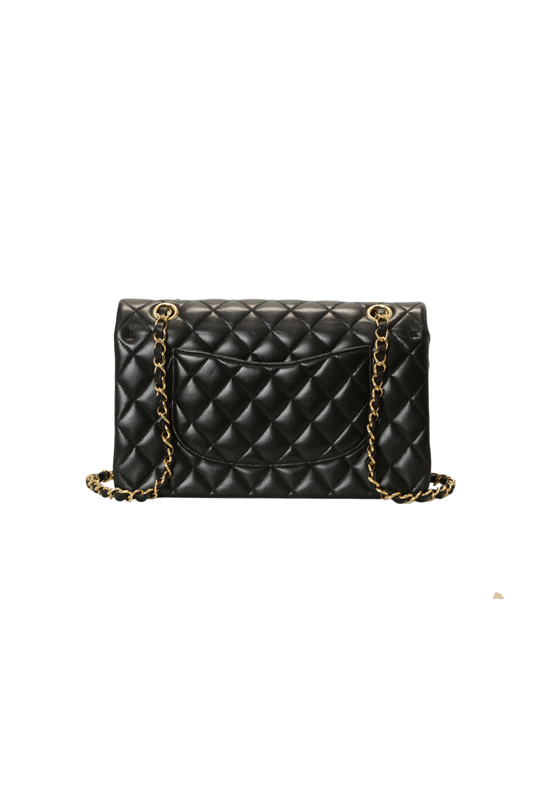 MEDIUM CLASSIC DOUBLE FLAP LAMBSKIN