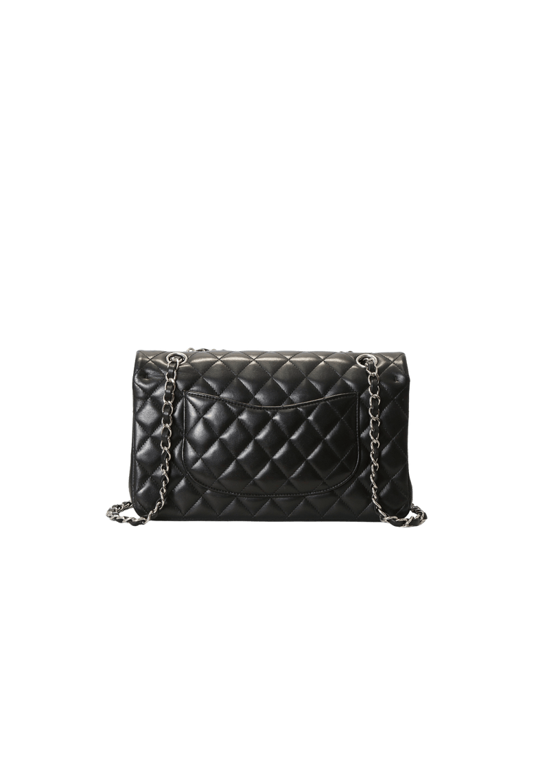 MEDIUM CLASSIC DOUBLE FLAP LAMBSKIN