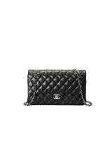 MEDIUM CLASSIC DOUBLE FLAP LAMBSKIN