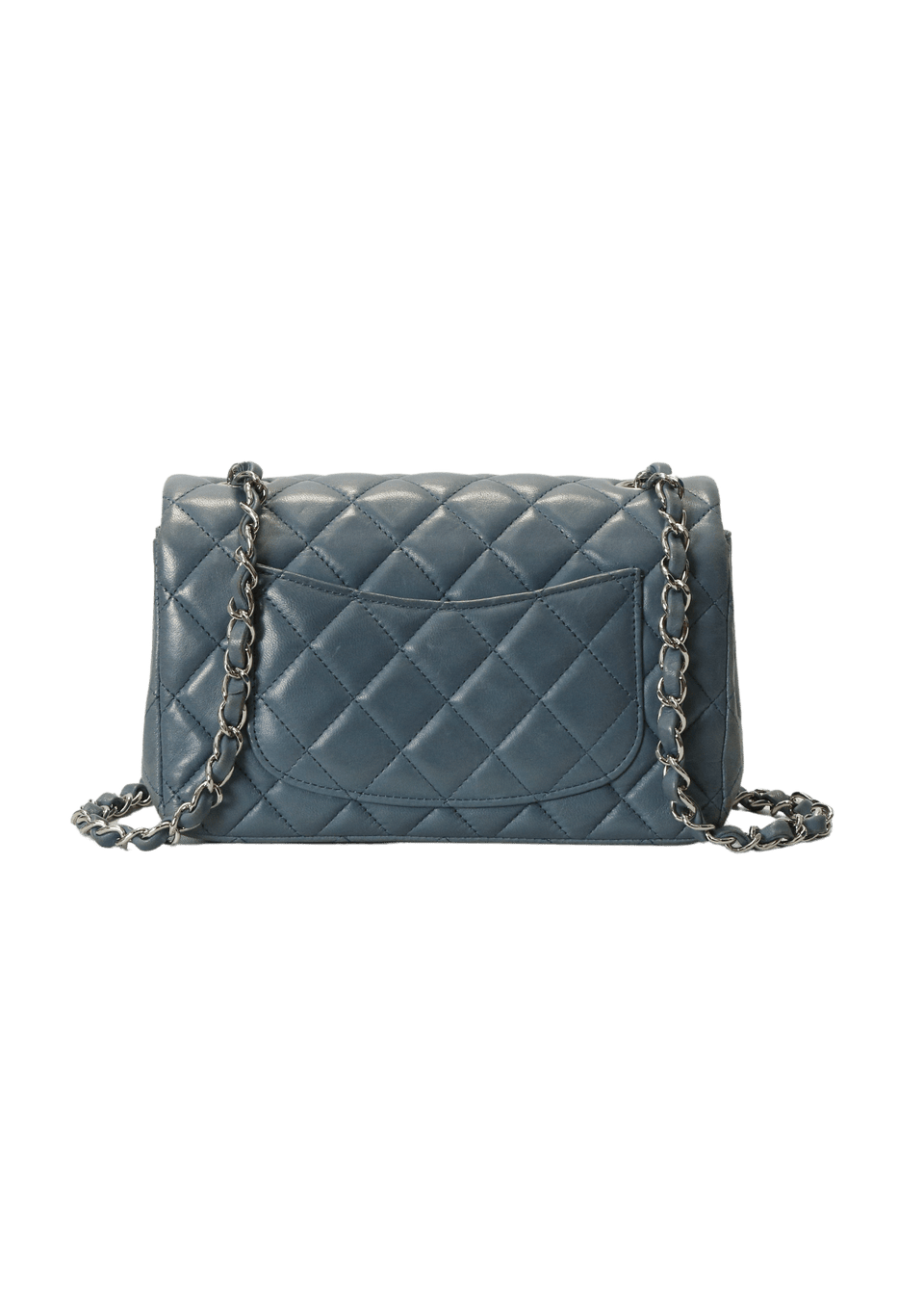 Bolsa Chanel Mini Classic Single Flap Azul Original – Gringa