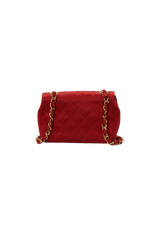 MINI SATIN FLAP BAG