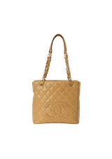 PETITE SHOPPING TOTE CAVIAR