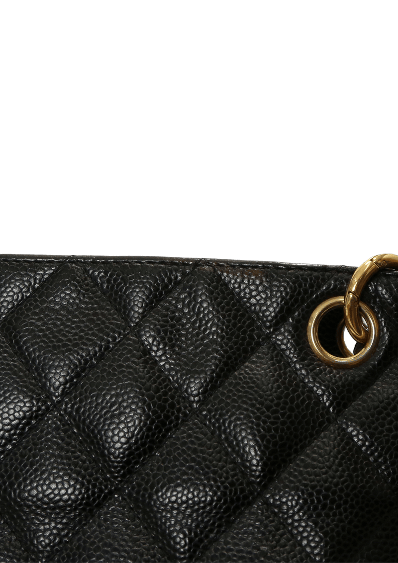 PETITE SHOPPING TOTE CAVIAR