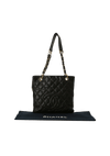 PETITE SHOPPING TOTE CAVIAR