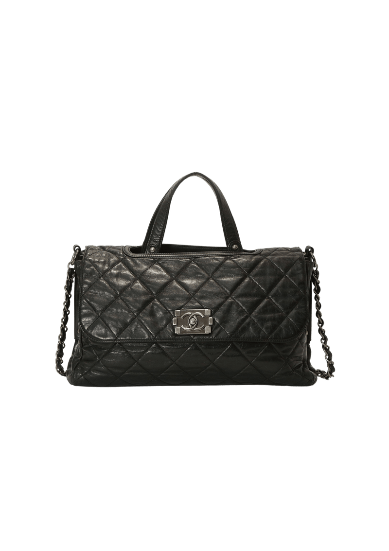 QUILTED BOY TOTE