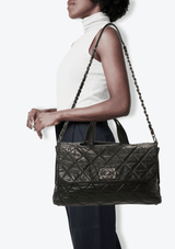 QUILTED BOY TOTE