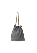 SMALL CC CALFSKIN BUCKET BAG