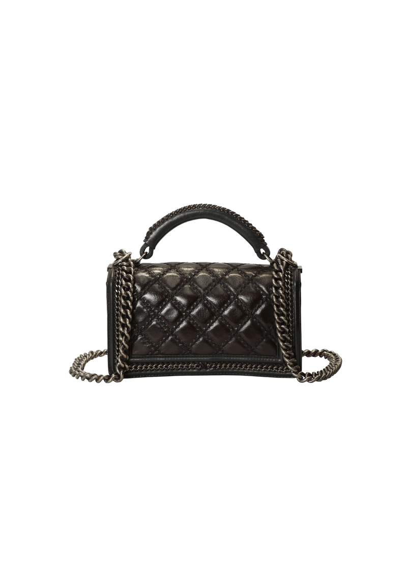 SMALL CHAIN BOY BAG TOP HANDLE