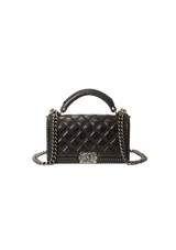 SMALL CHAIN BOY BAG TOP HANDLE