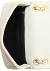 SMALL SURPIQUE CHEVRON FLAP BAG