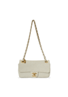 SMALL SURPIQUE CHEVRON FLAP BAG