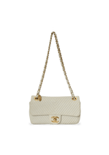 SMALL SURPIQUE CHEVRON FLAP BAG