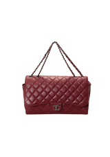 SUPERMAKET DRAWSTRING SHOPPING FLAP BAG
