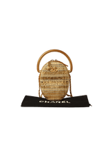 CC RAFFIA CAMERA CASE