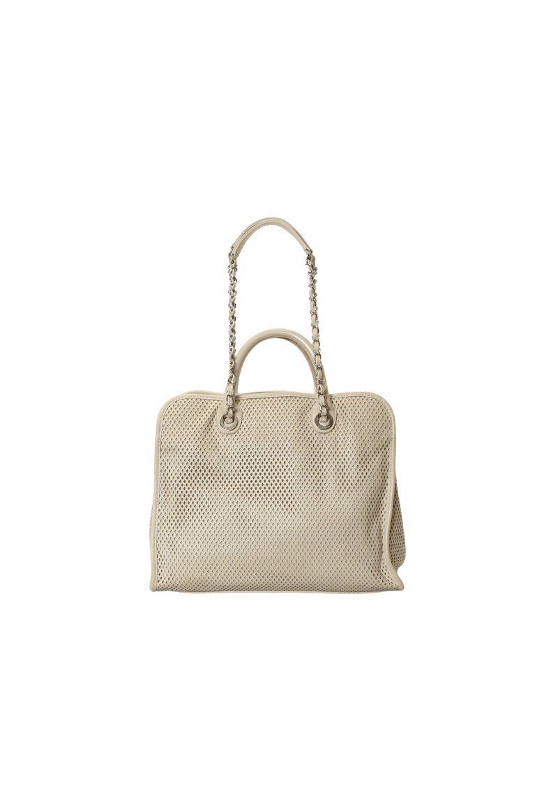 UP IN THE AIR PERFORATED TOTE