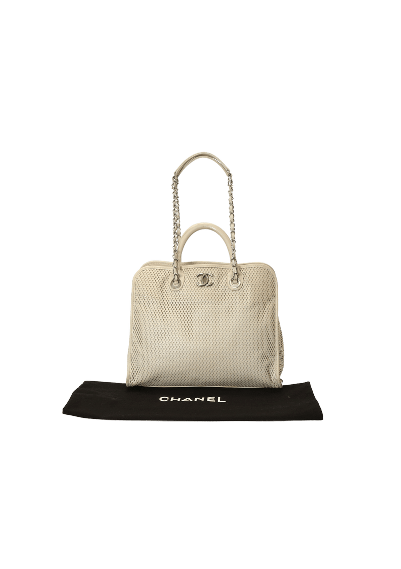 UP IN THE AIR PERFORATED TOTE