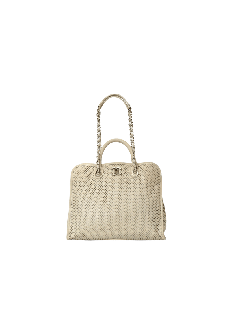 UP IN THE AIR PERFORATED TOTE