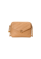 VINTAGE CHEVRON CAMERA BAG