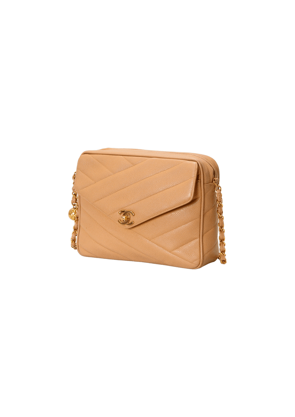 VINTAGE CHEVRON CAMERA BAG