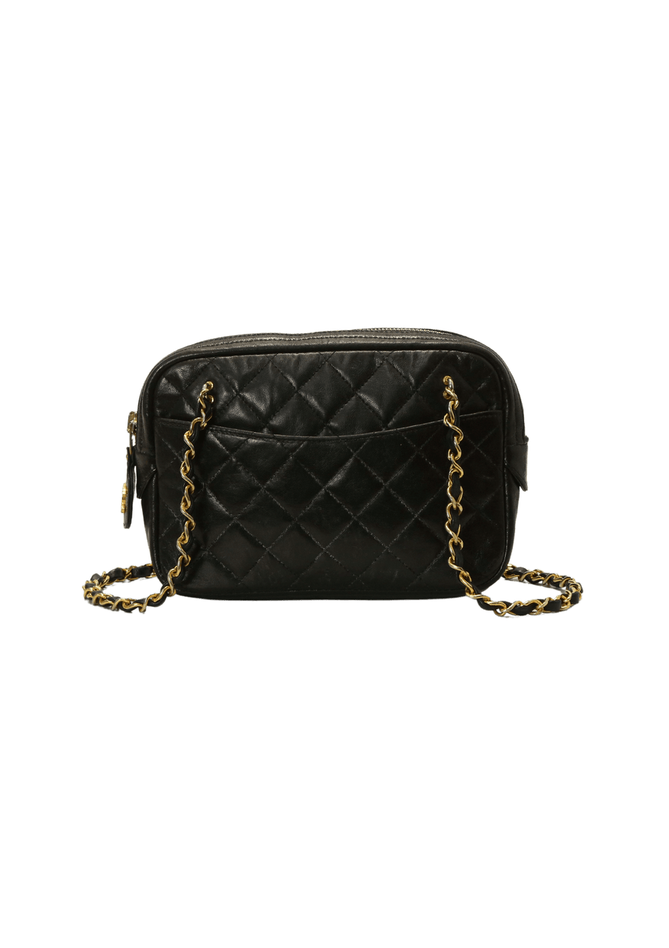 VINTAGE QUILTED CAMERA BAG
