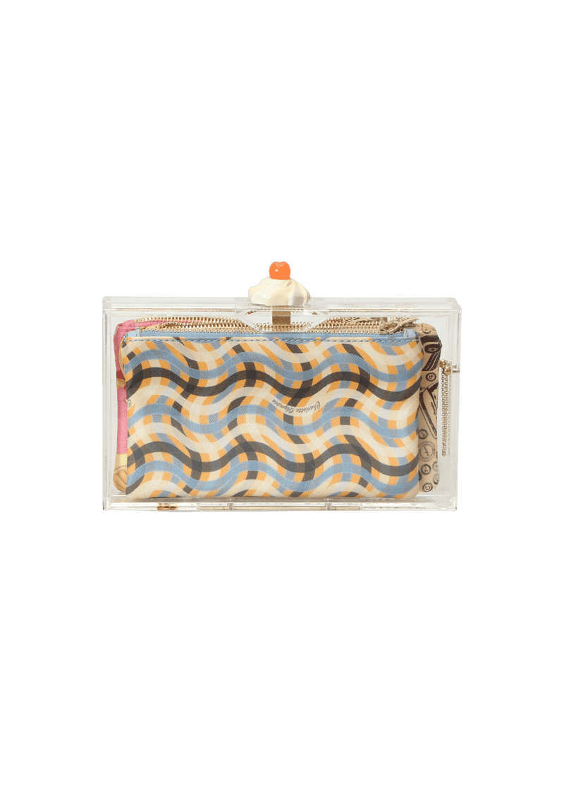 Charlotte olympia deals perspex clutch