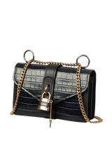 CROCO EMBOSSED ABY CHAIN BAG