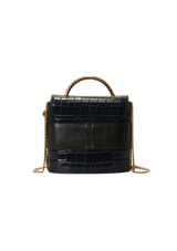 SMALL ABY LOCK CROCO BAG