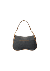 DENIM DOUBLE SADDLE BAG