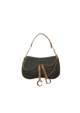 DENIM DOUBLE SADDLE BAG