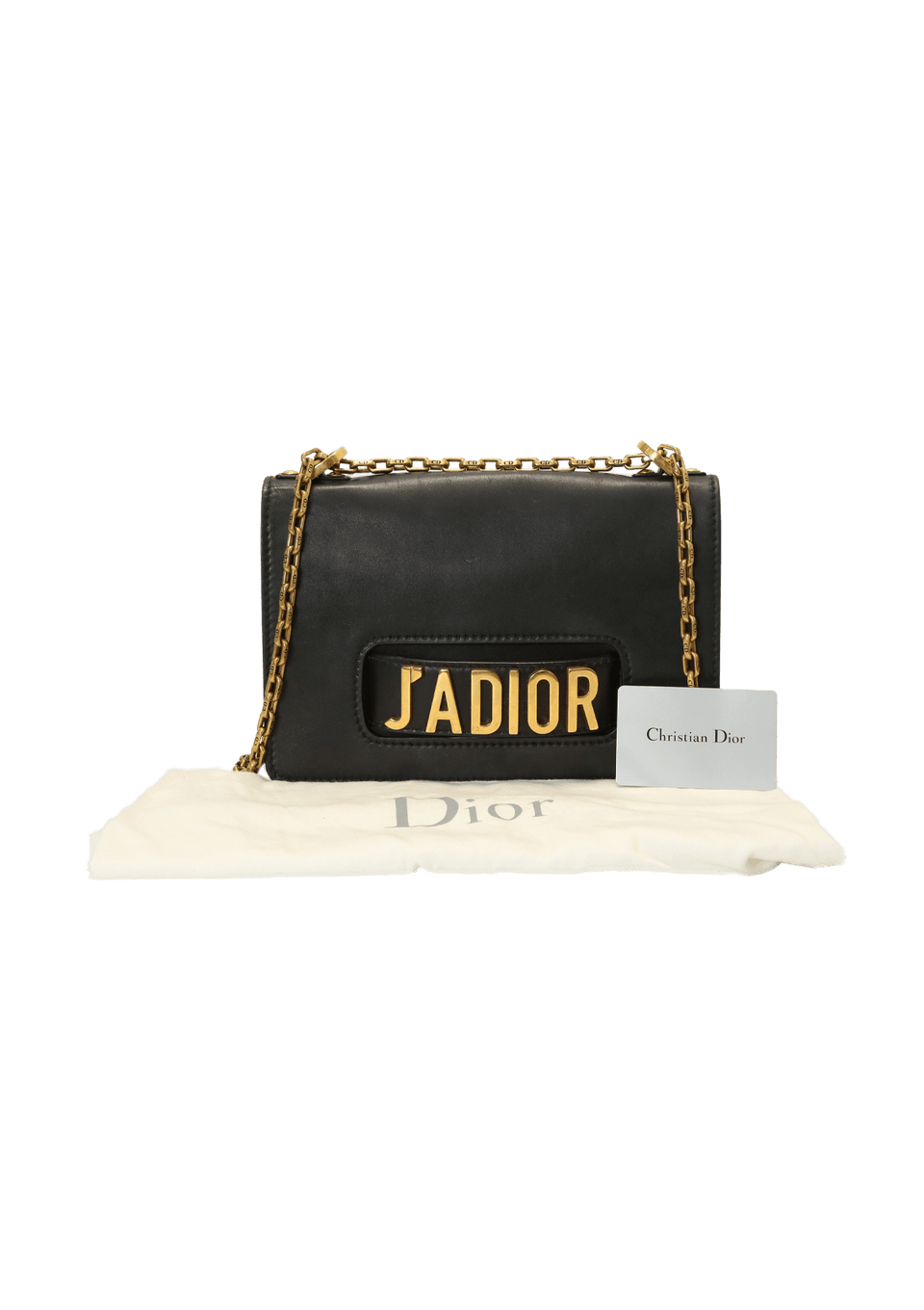 Bolsa Christian Dior J'adior Flap Bag Preta Original – Gringa