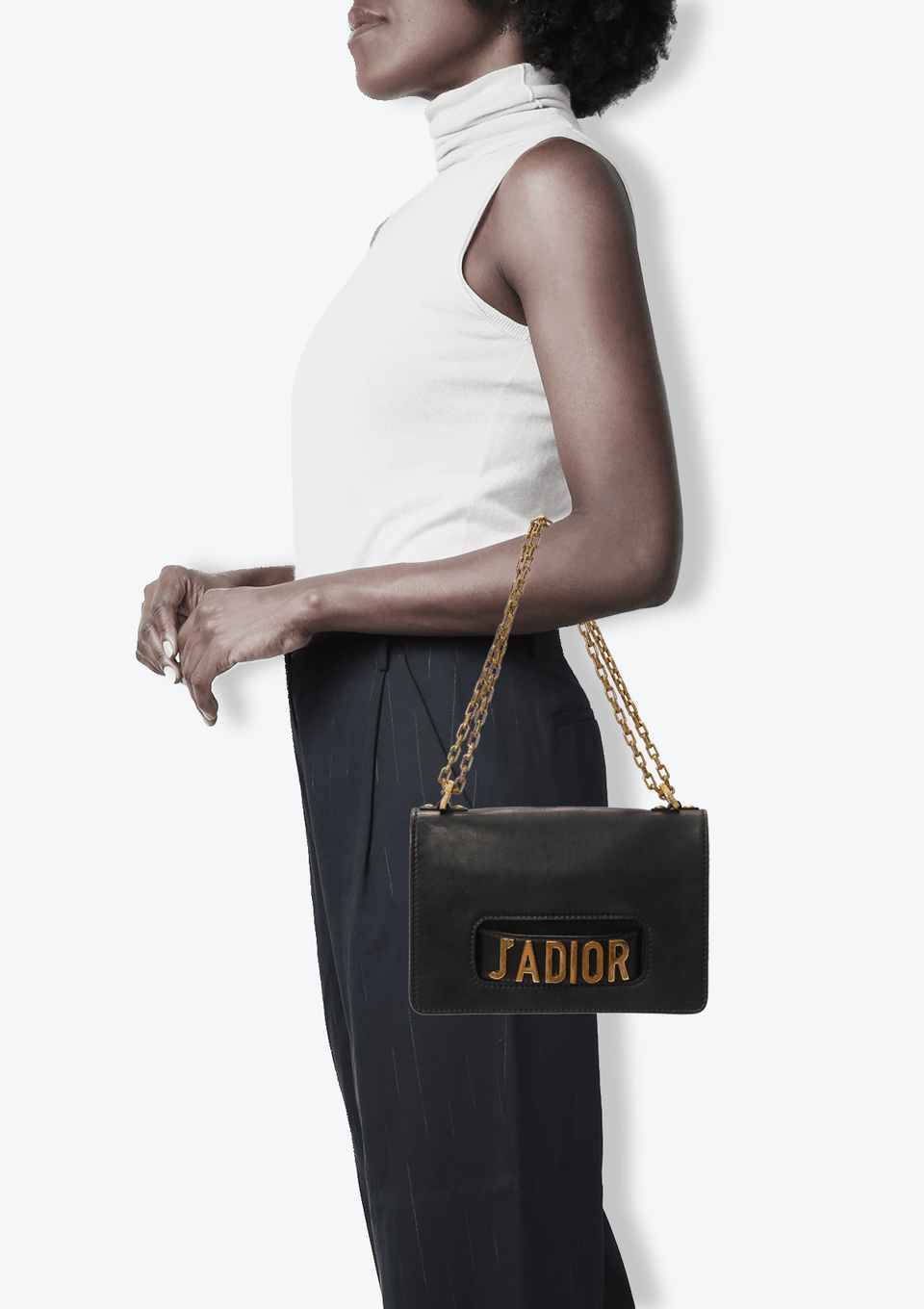 Bolsa Christian Dior J'adior Flap Bag Preta Original – Gringa