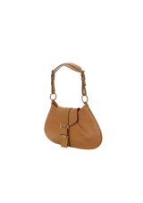 LEATHER BAGUETTE BAG