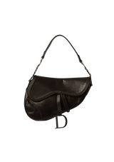 LEATHER SADDLE BAG