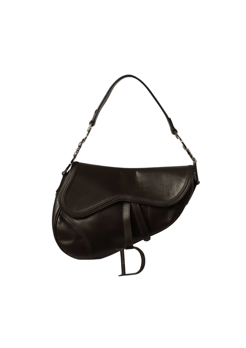 LEATHER SADDLE BAG