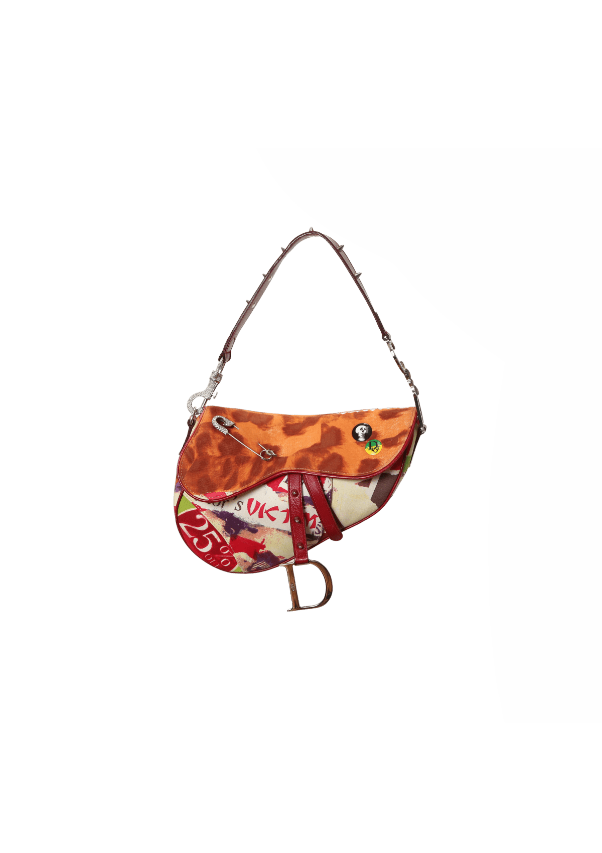 Bolsa Christian Dior Limited Edition Victim Crystal Saddle